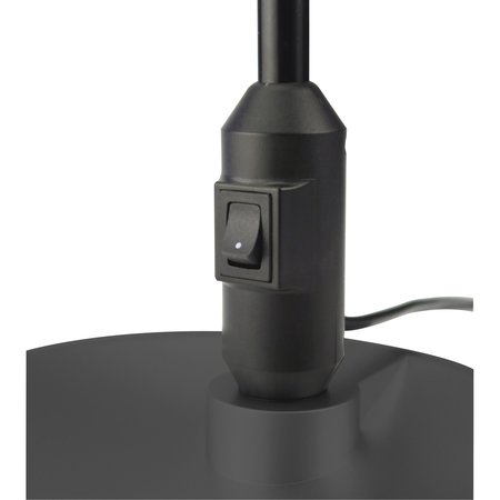 Lorell 7 watt LED Desk Lamp Black 21599